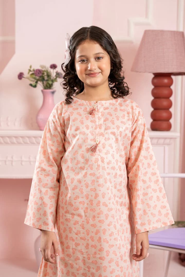 Printed Kameez With Printed Shalwar – ECDP-05 | Elegant Traditional Wear